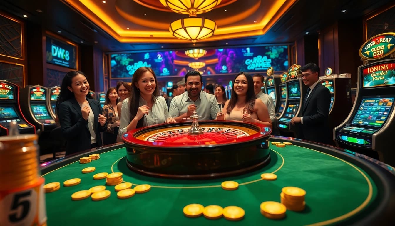 Experience the thrill of DW8 with dynamic casino elements and exciting gameplay.