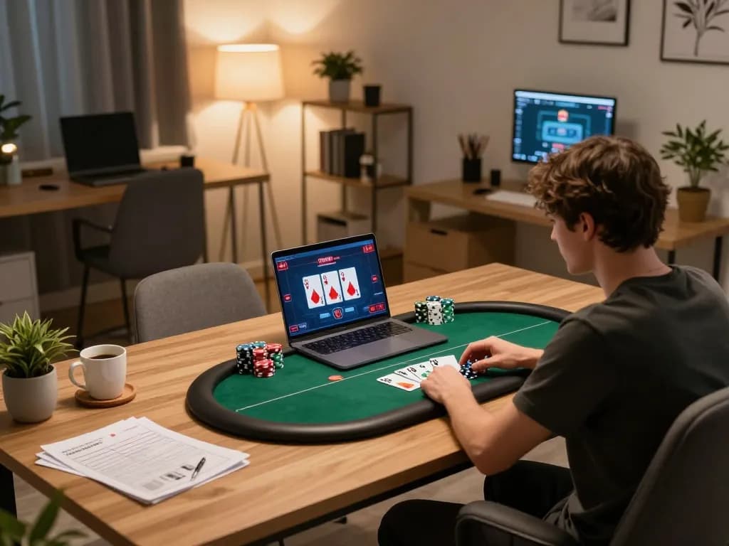 Tham gia trò chơi poker trực tuyến tại nhà thông qua nền tảng của Luckywin