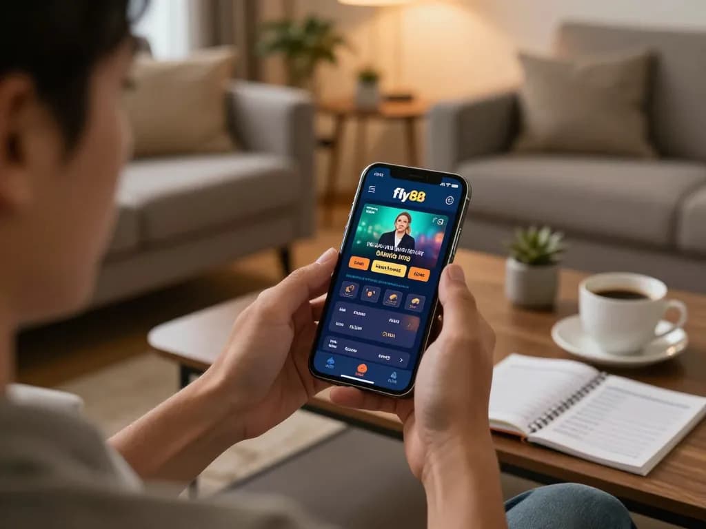 Engaging gaming on the trang chủ fly88 app, showcasing online gambling strategy.