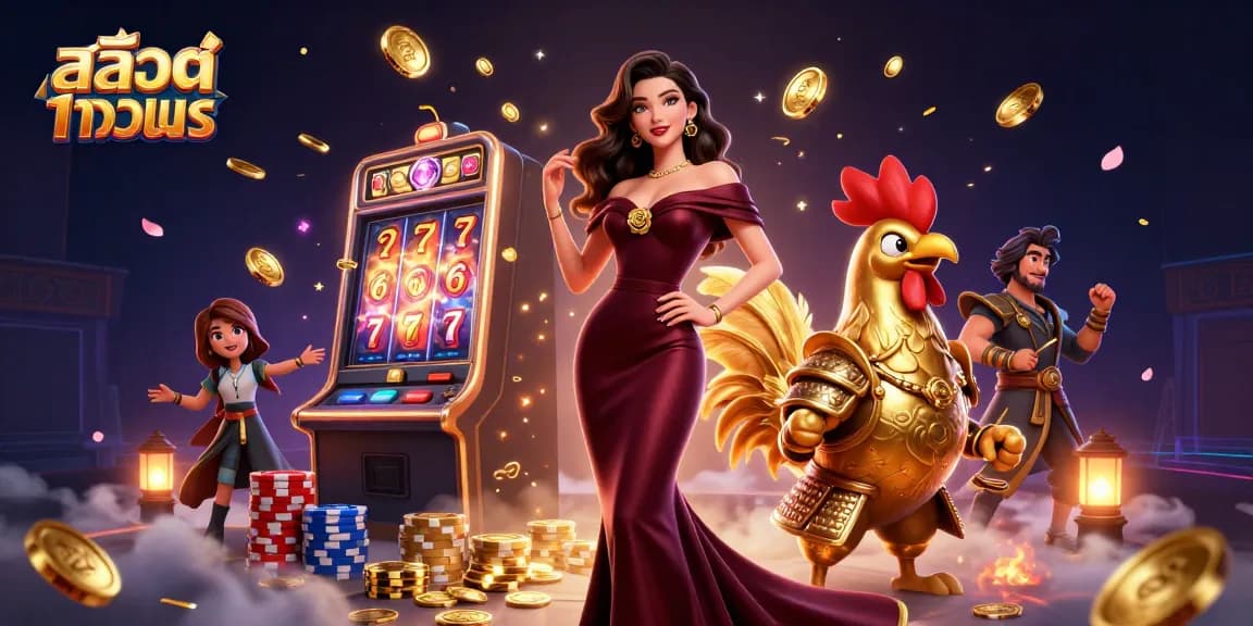 Engage in สล็อตทดลอง and experience thrilling spins with 3D characters and vibrant game elements.