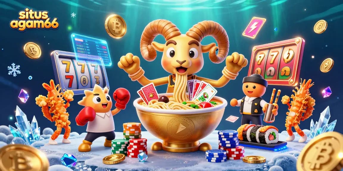 Engage with the immersive universe of situs agam66, where vibrant slot reels and joyful characters create a thrilling gaming experience.