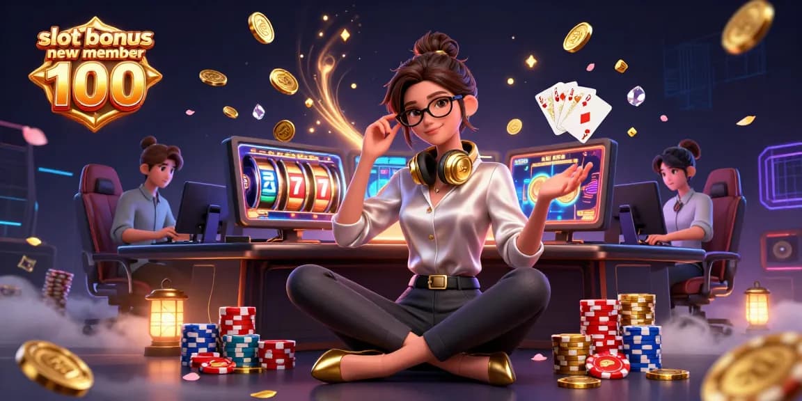 Engage with a spectacular slot bonus new member 100 experience featuring dynamic game visuals.