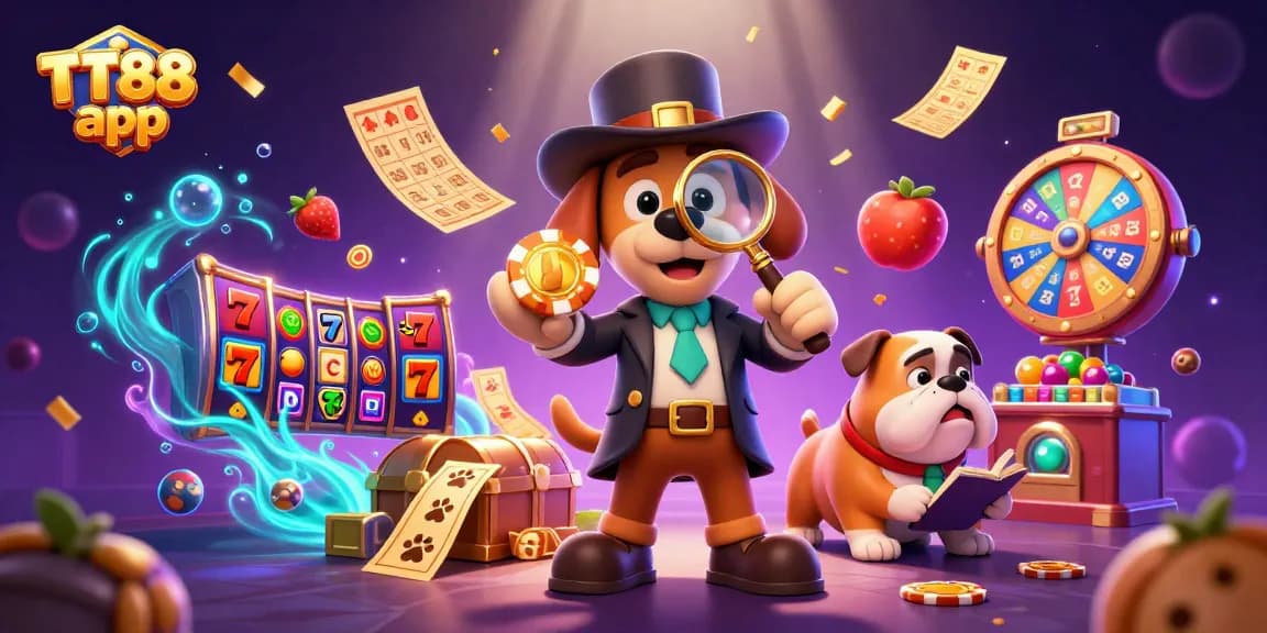 Win big with the TT88 app as a detective and companion explore exciting casino treasures