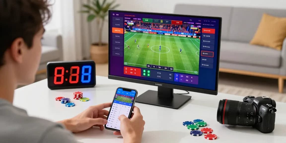 LUCK8 user experiencing live betting action on vibrant gaming platform with colorful tokens.