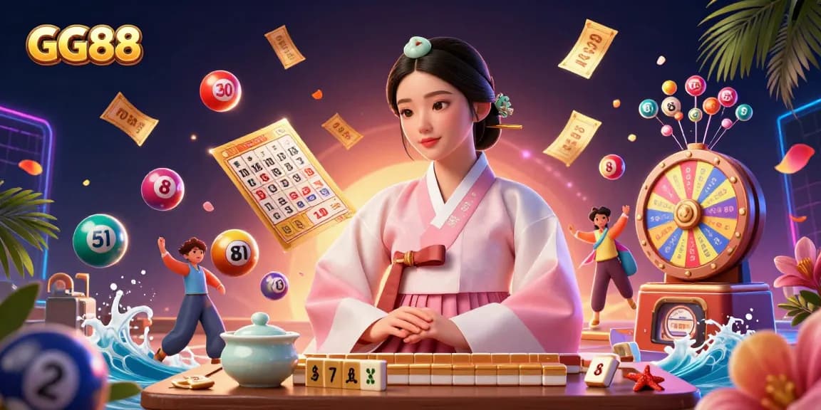 Experience the thrill of GG88 with vibrant lottery elements and engaging gaming visuals.