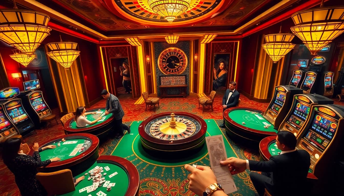 MABAR88 menawarkan pengalaman kasino online yang mendebarkan dengan para pemain yang gembira bermain di sekitar meja roulette dan poker di aurendezvousdesamis.com.