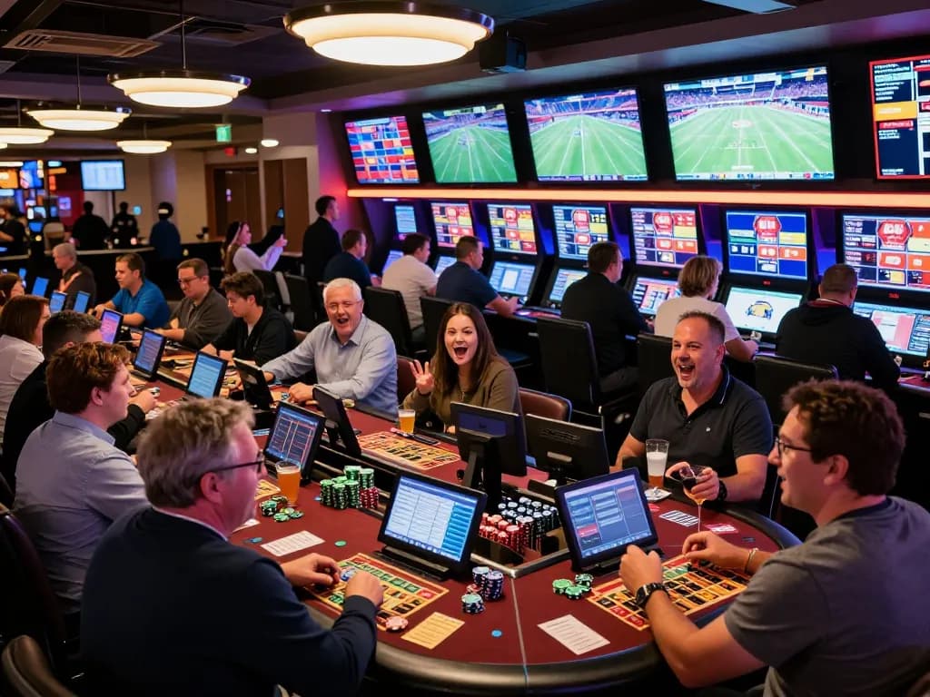 Experience the thrill of sports betting live on DEWALIVE's dynamic sportsbook setup.