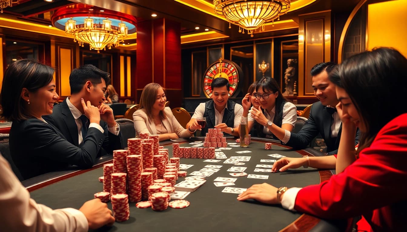 Experience the thrill of poker at gem88.buzz, where excitement and luxury meet in high-stakes action.