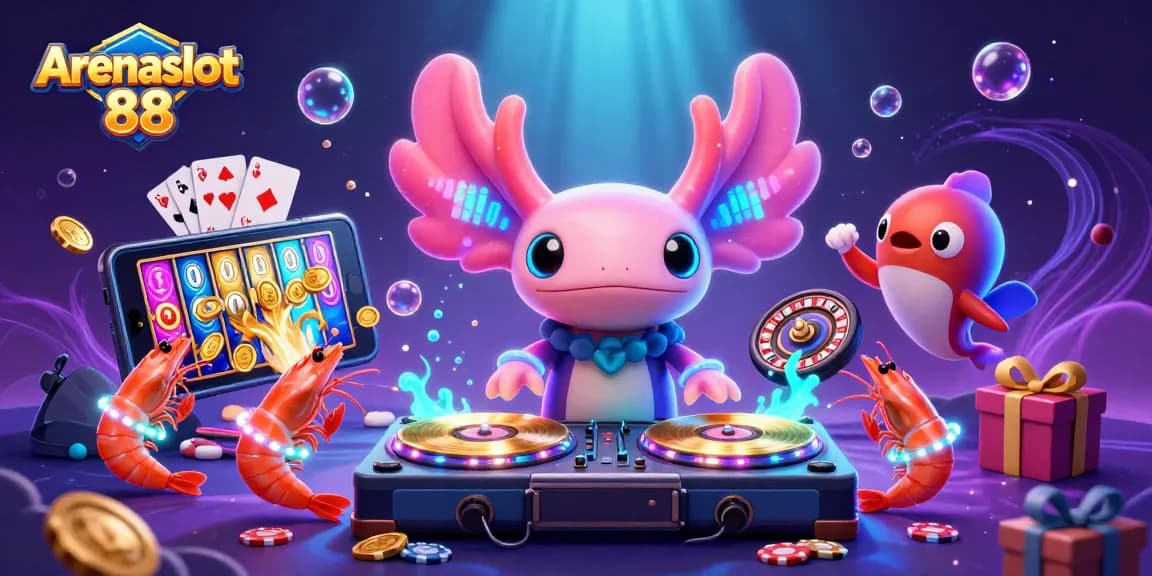 Arenaslot 88 menawarkan pengalaman judi yang spektakuler dengan ilustrasi 3D neon yang menarik.