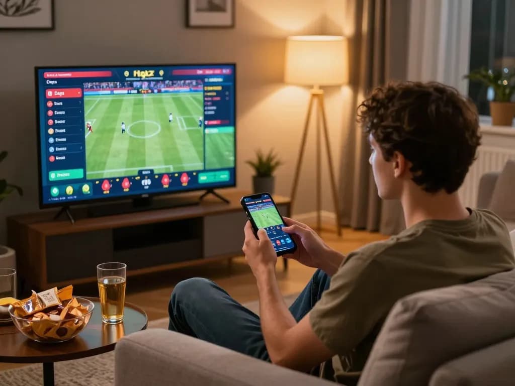 Daga mobile gaming experience with player actively placing bets during live betting.