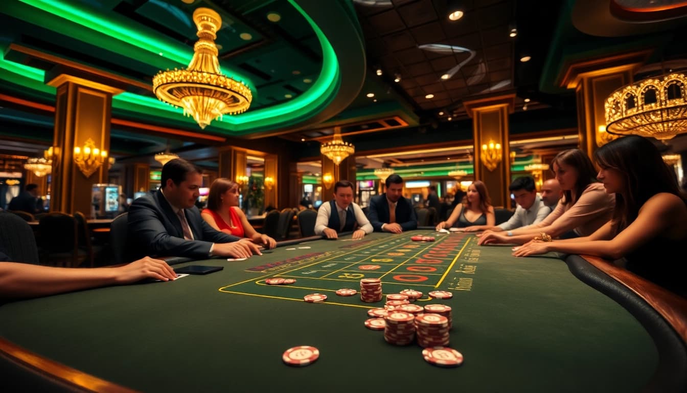 Menangkan di kasino dengan vegas88 link saat bermain poker di meja yang elegan.