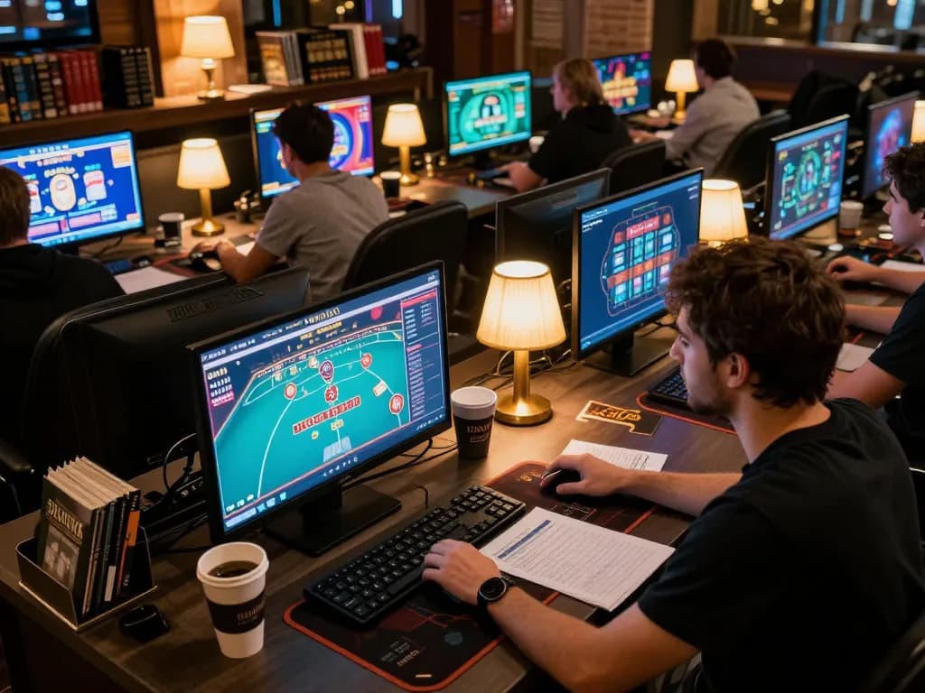cloud-africa player focused on strategic betting with online casino setup