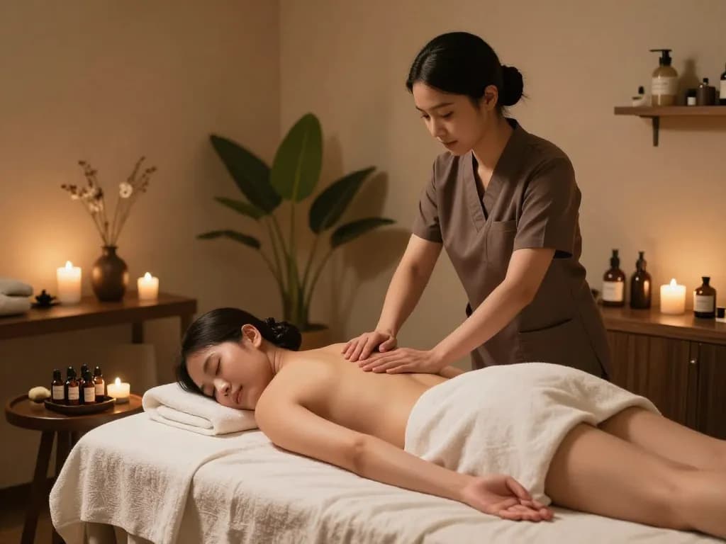 편안한 분위기의 고요한 스파 환경에서 마포스웨디시 마사지 치료를 경험하세요.