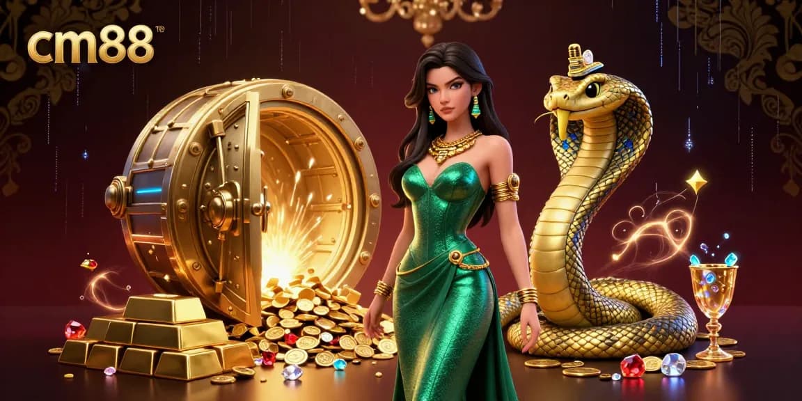 Experience thrilling gameplay at cm88 with captivating casino elements and a rich treasure atmosphere.