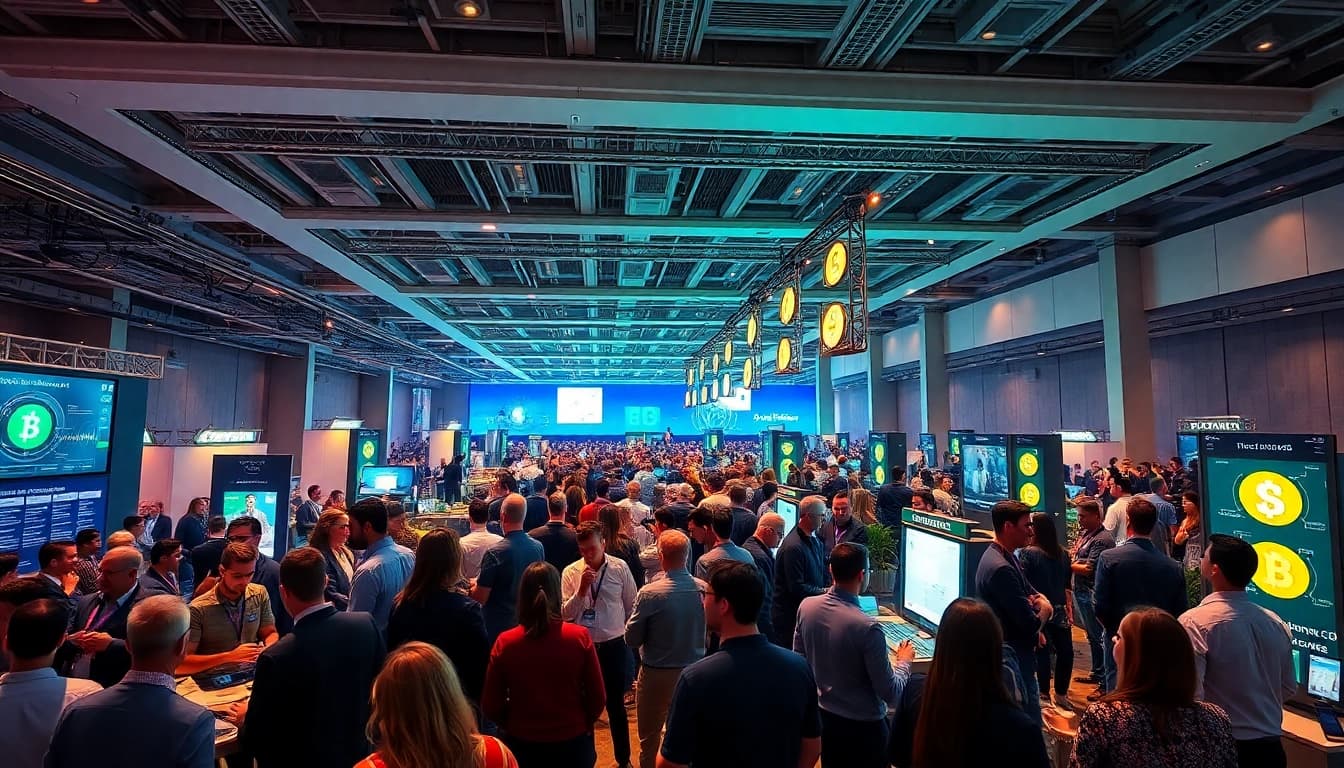 Crypto 2026 conference in Santa Barbara, showcasing vibrant discussions and innovative tech.