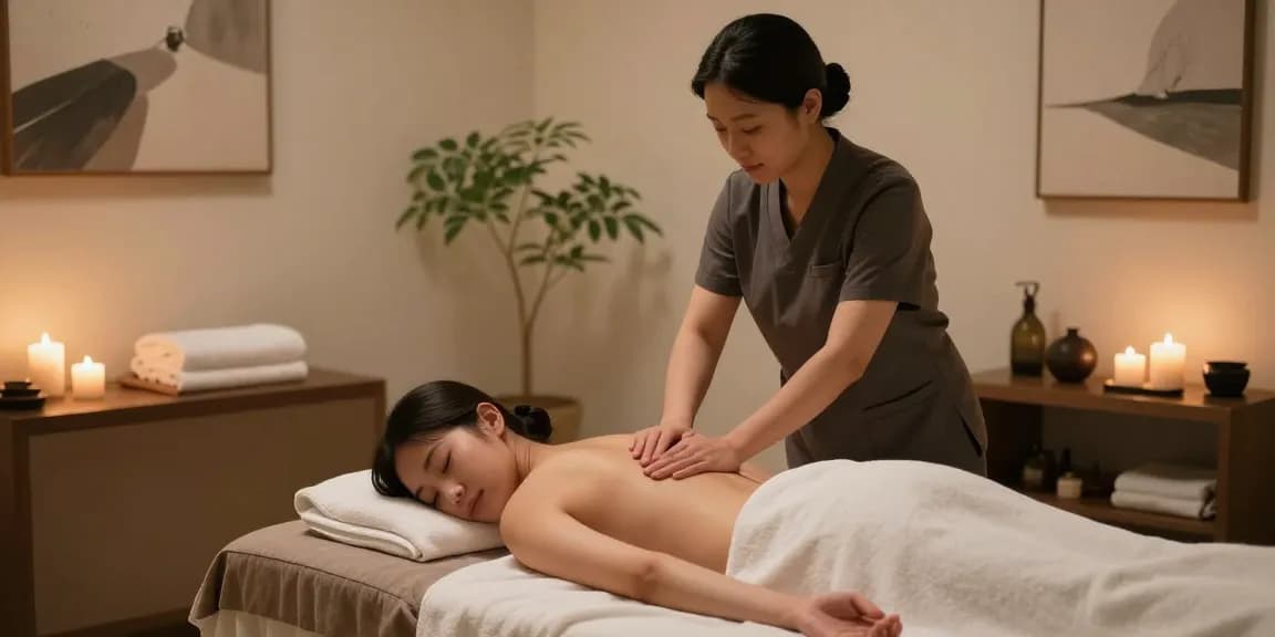 Experience relaxation with 대구스웨디시 massage in a tranquil therapy room ambiance.