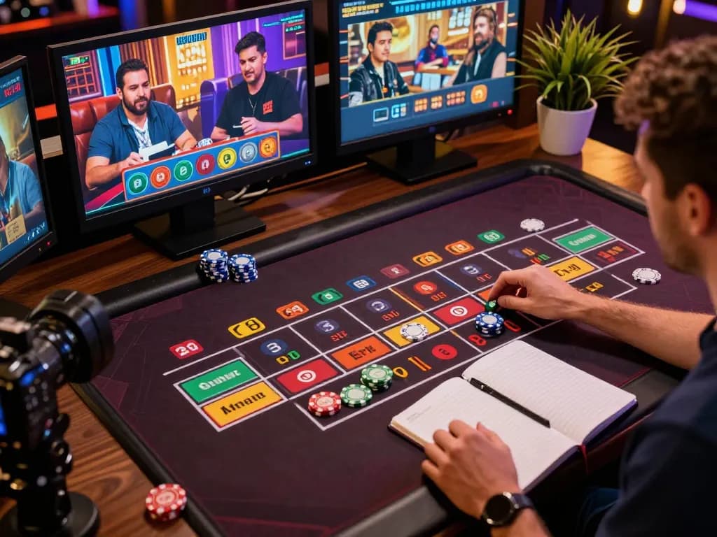 Players engaging in live dealer roulette while using vidyasewingmachine strategies for better odds.