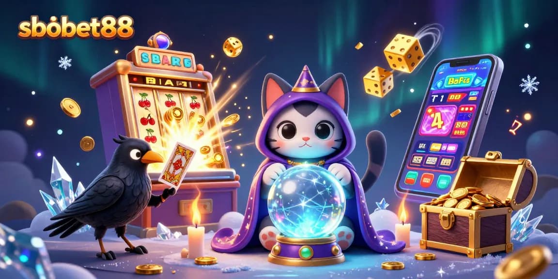 Experience sbobet88's thrilling casino action with vibrant characters and rich details in 3D.