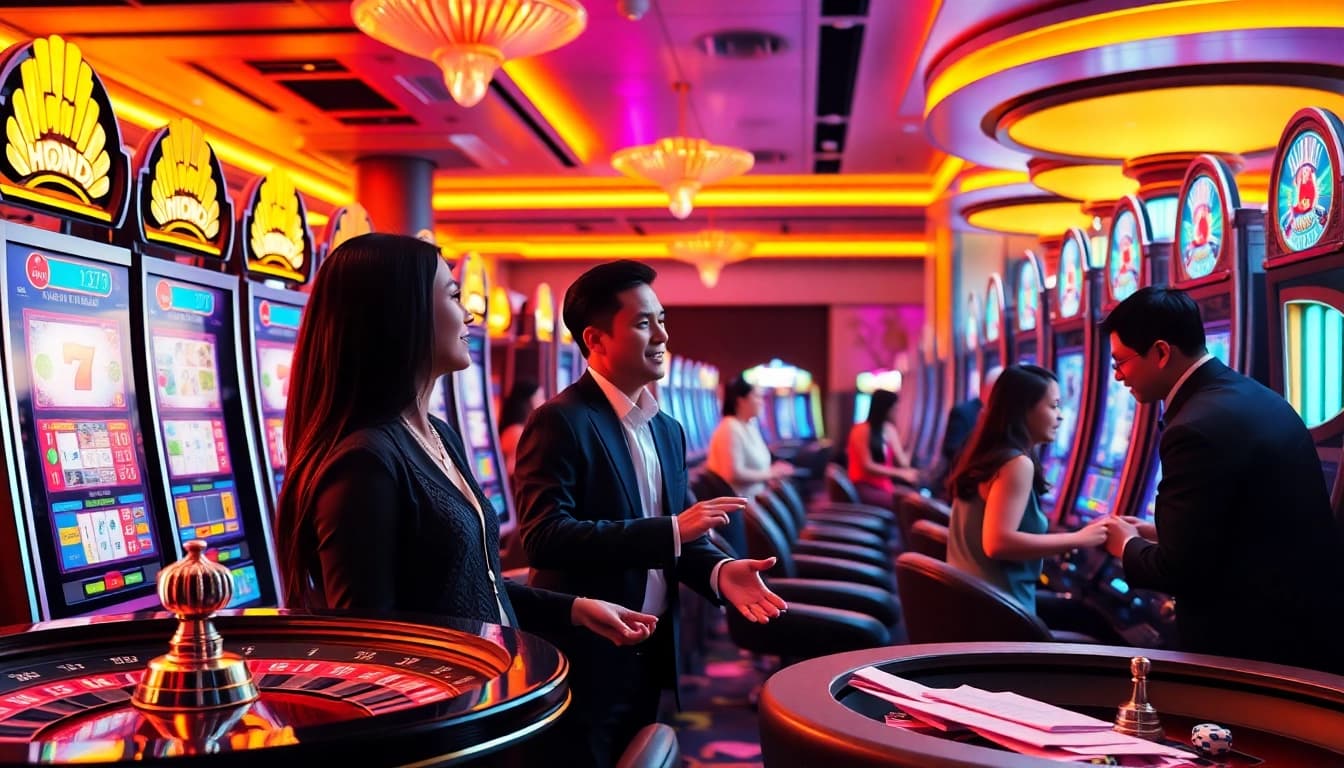 Rasakan sensasi menang di slot server thailand dalam suasana kasino yang dinamis.