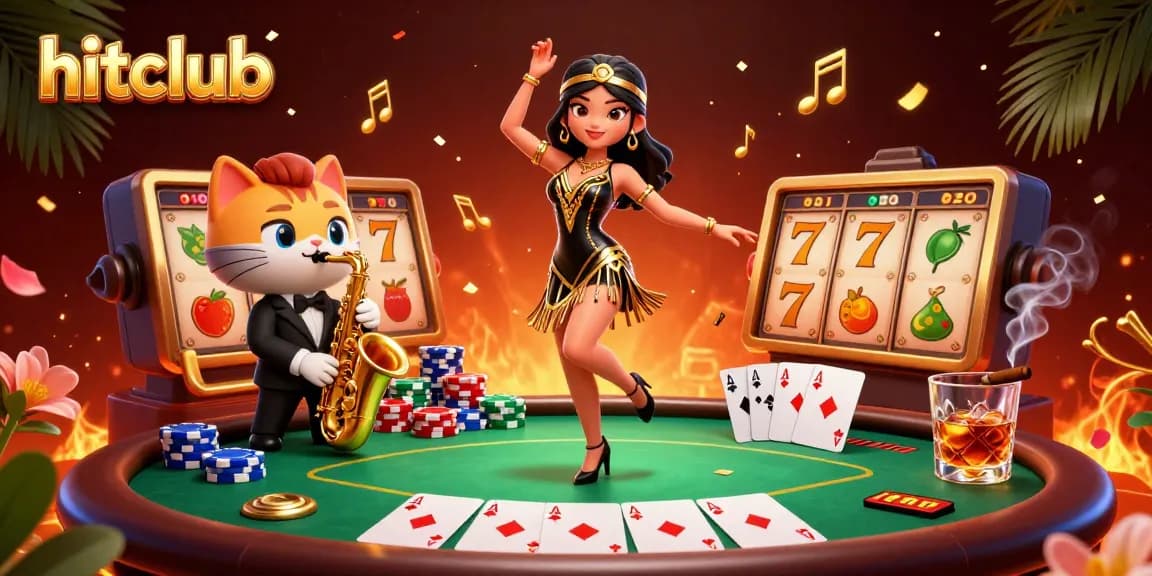 Experience the vibrant games at hitclub featuring dynamic slot reels and poker action.