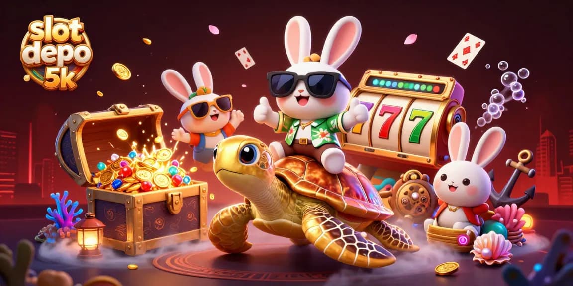 Spin and win with slot depo 5k in a vibrant, underwater casino world filled with treasure and fun!