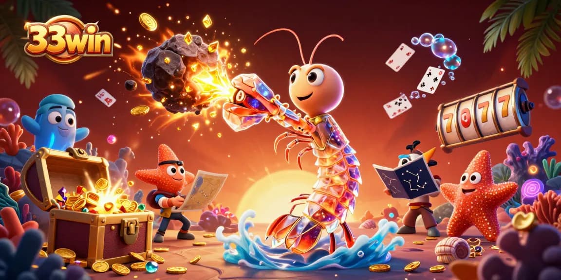 Engage with thrilling 33win casino experiences alongside colorful gems and dynamic game elements.