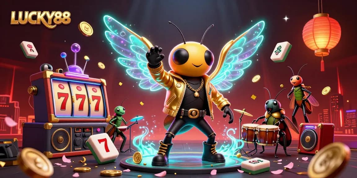 Engage with LUCKY88 in this thrilling slot scene featuring vibrant characters and dynamic elements.