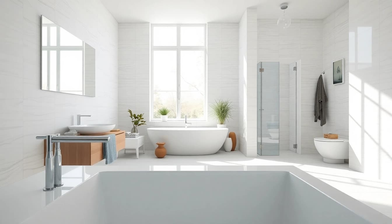 Erleben Sie krönende Badezimmerlösungen von sonni sanitär GmbH mit eleganten Sanitärprodukten.
