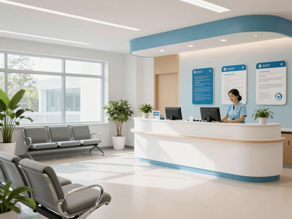 Psychoeducation and psychiatric assessment in a welcoming health clinic with compassionate medical professionals providing quality patient care.