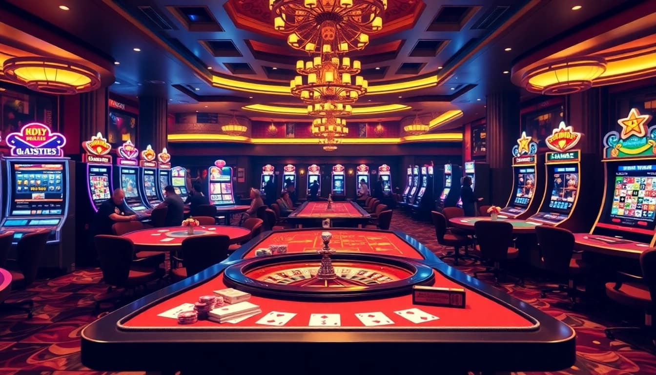 The hidden wiki unveils top gambling strategies, showcasing vibrant casino tables with poker chips and cards.