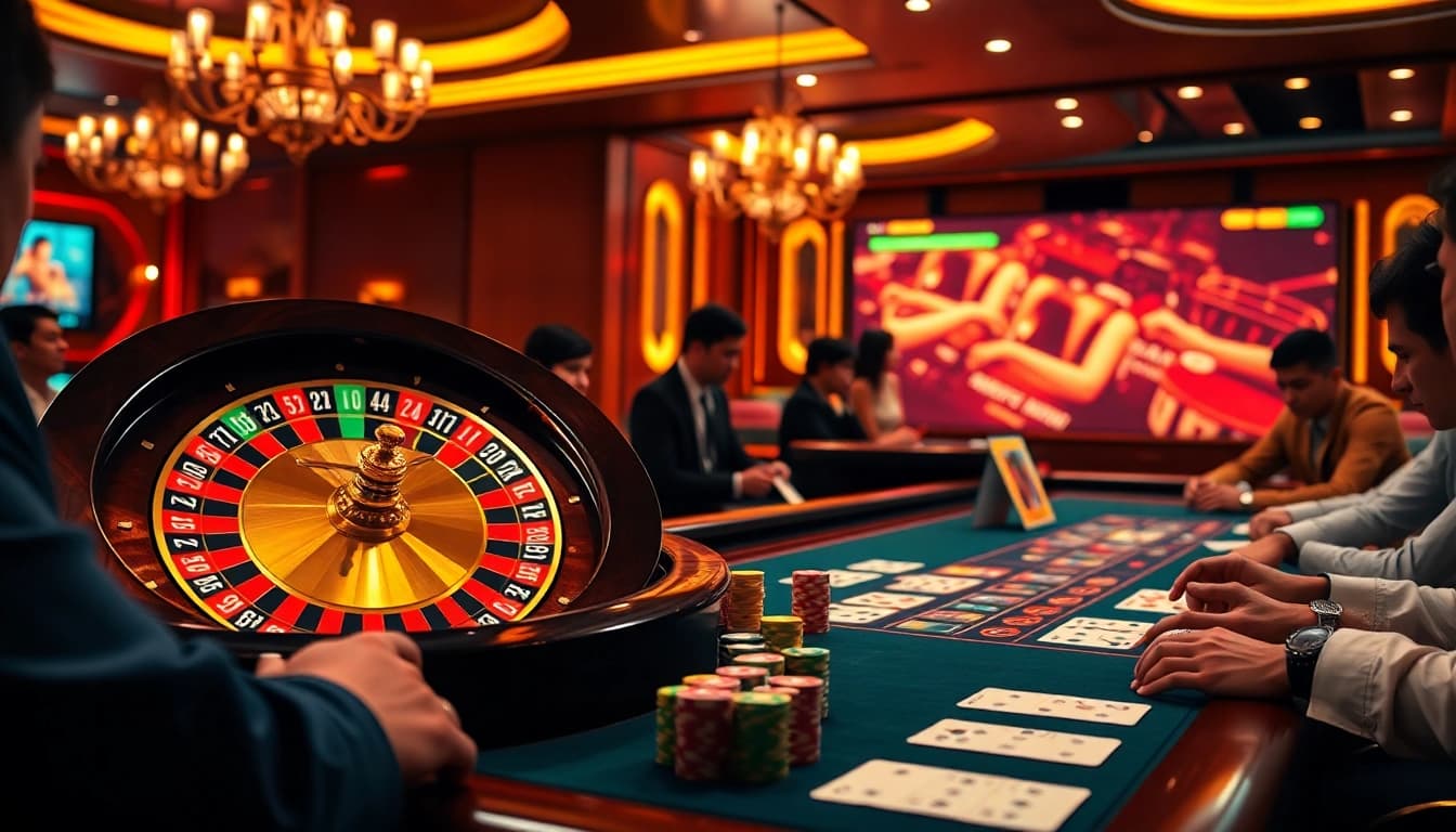 Experience the thrill of gambling at a vibrant casino featuring interactive elements from https://hanoiculturetravel.com/.
