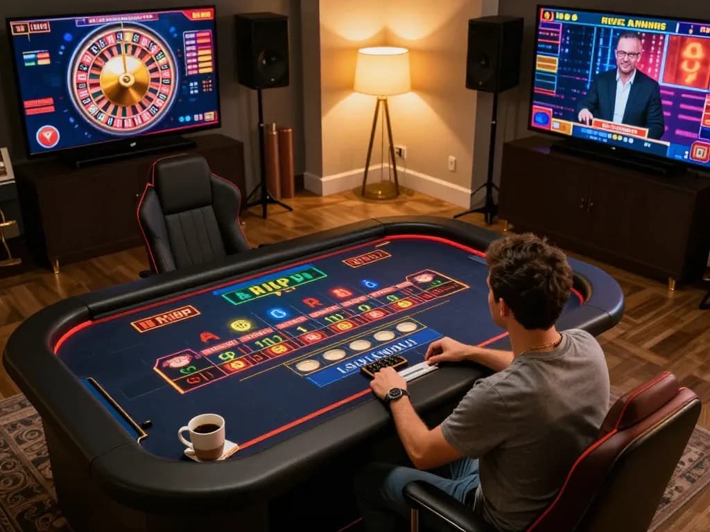 Players enjoying a live dealer game on rik vip, showcasing an engaging online casino experience.
