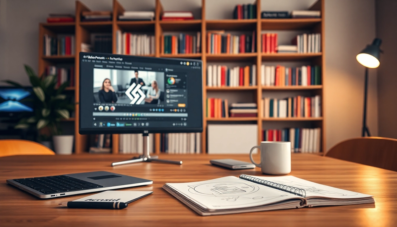 Transform your videos to prompts with a modern AI video setup showcasing productivity.