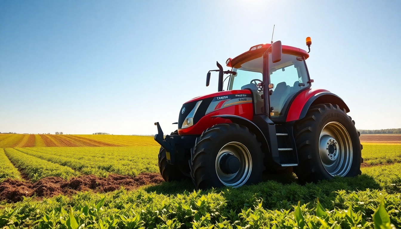 Enhance efficiency with the AF88 tractor efficiently plowing agricultural fields.