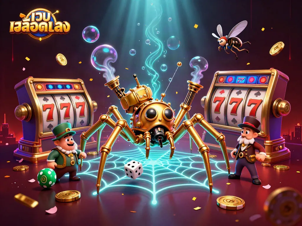 เว็บสล็อตตรง สปินเกมส์สล็อตด้วยลูกเต๋ามหัศจรรย์และเงื่อนใยทองคำ