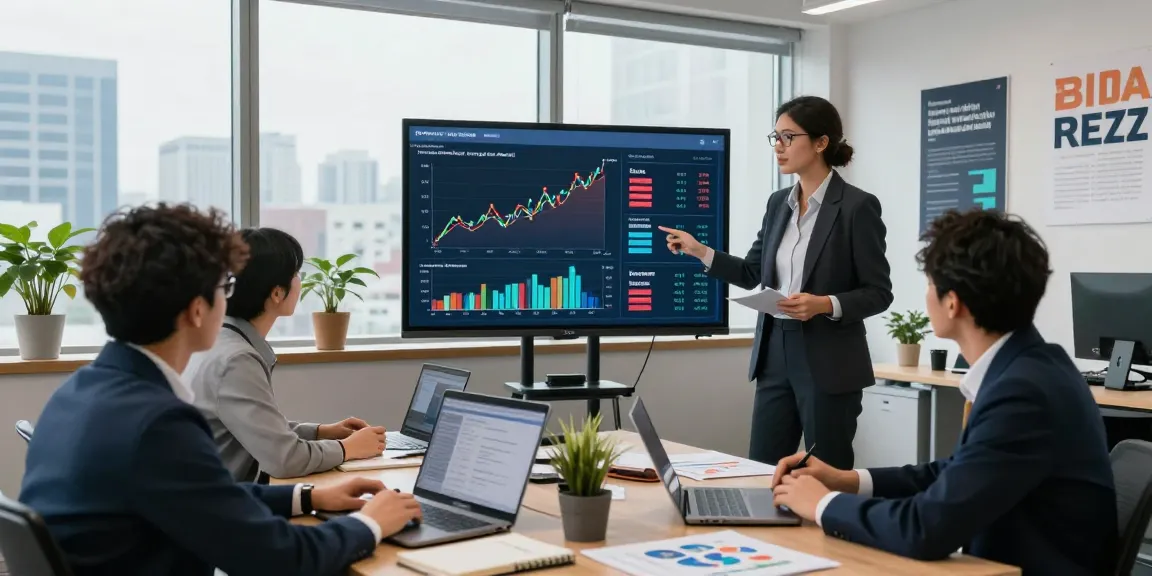 Team collaborating on financial crime intelligence strategies in a modern office.