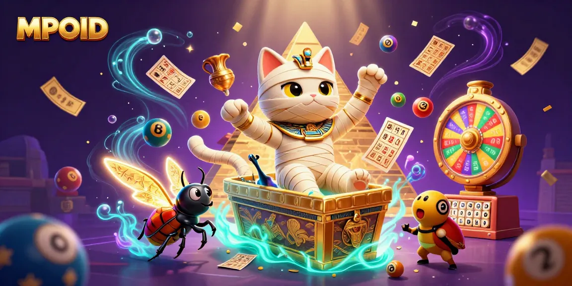 MPOID engages players at an online casino with Egyptian-themed games and exciting lottery elements.