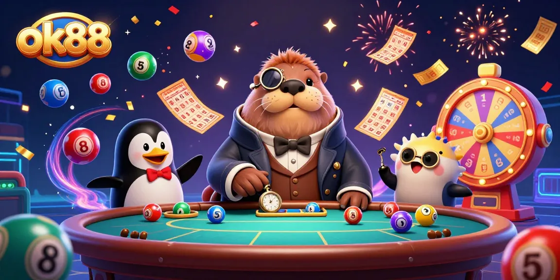 Experience exciting gameplay at ok88 with vibrant casino-themed characters and dynamic elements.