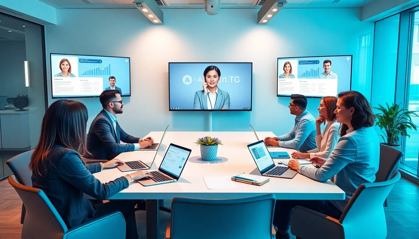 Showcase of enterprise assistant saas software empowering professional collaboration in an office.