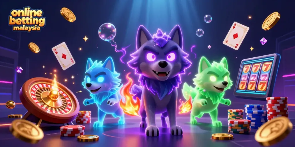Experience thrilling online betting malaysia with dynamic casino elements and engaging 3D characters.