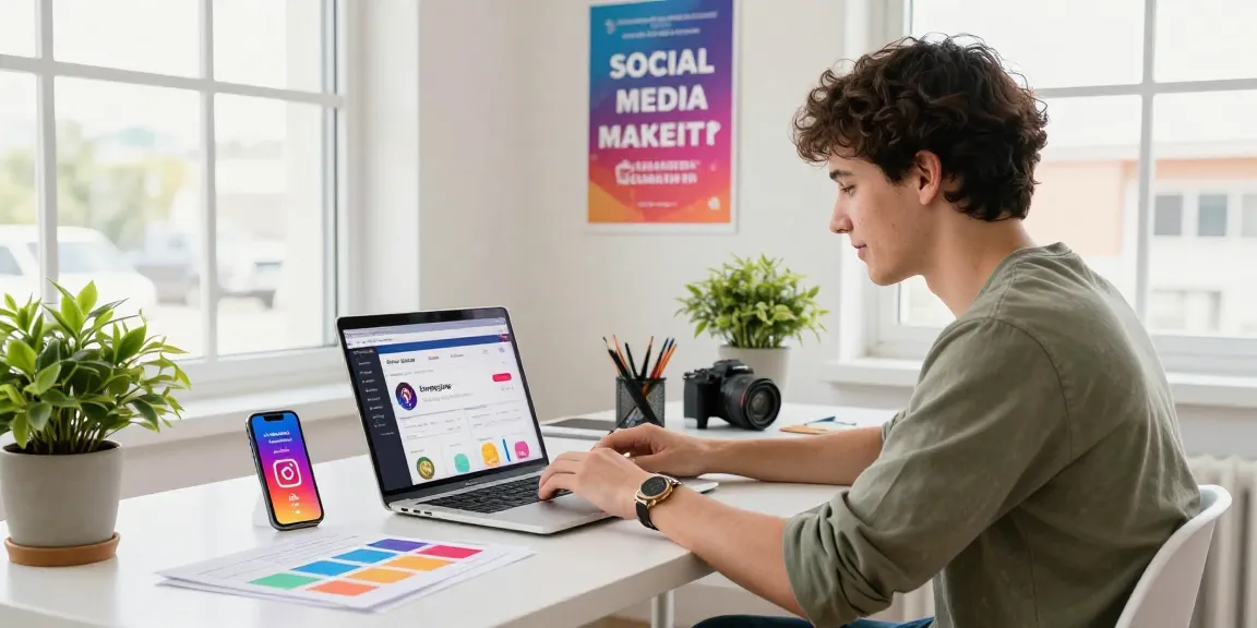 Engaging workspace scene illustrating strategies for acheter des abonnés sur instagram with vibrant analytics.