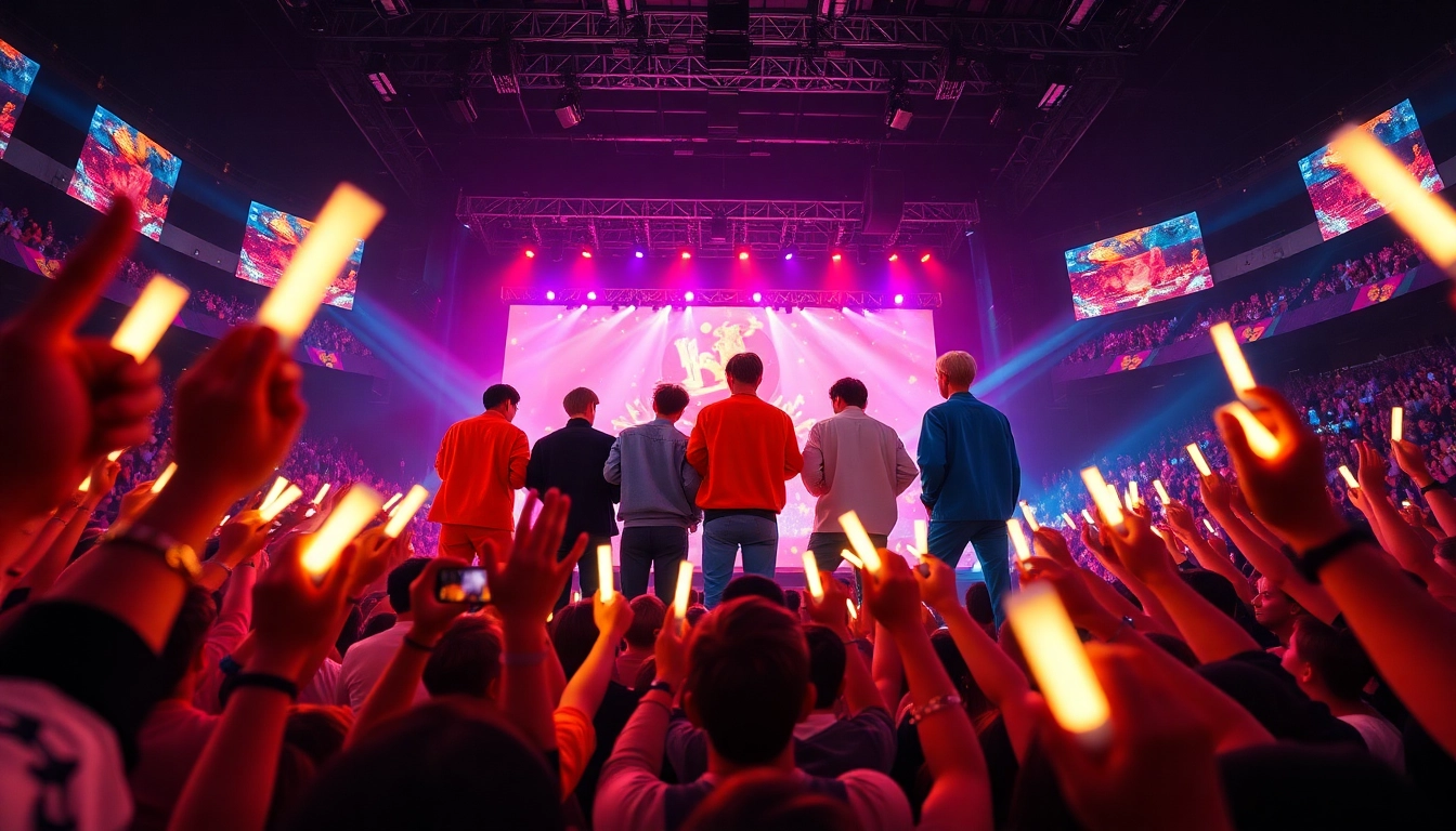 BTS news highlights the group performing live, captivating fans with an electrifying atmosphere.