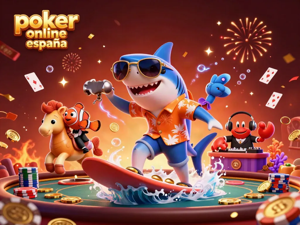 Experimenta la emoción del póker online en España con este emocionante diseño de juego acuático.