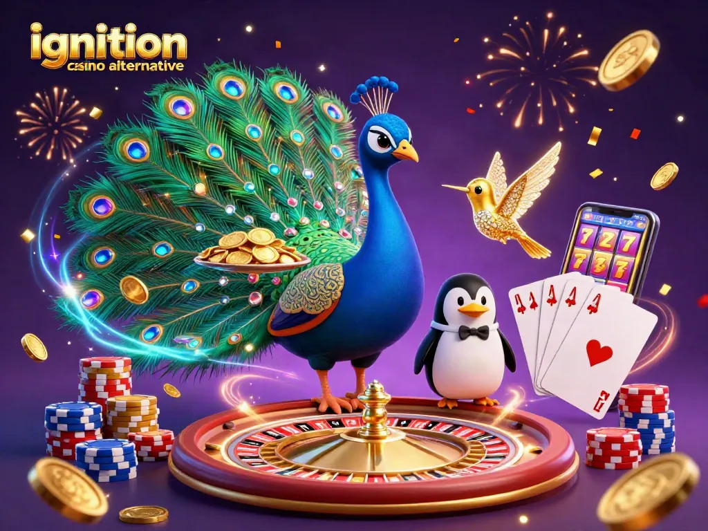 Engage with the ignition casino alternative featuring vibrant characters and dynamic casino elements in action.