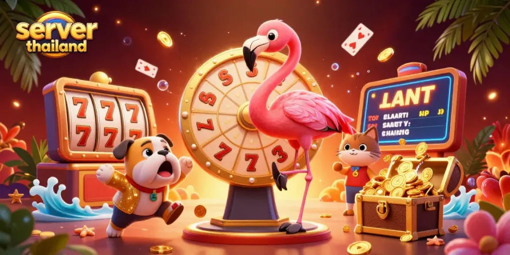 Spin the giant prize wheel in server thailand's thrilling casino games scene.