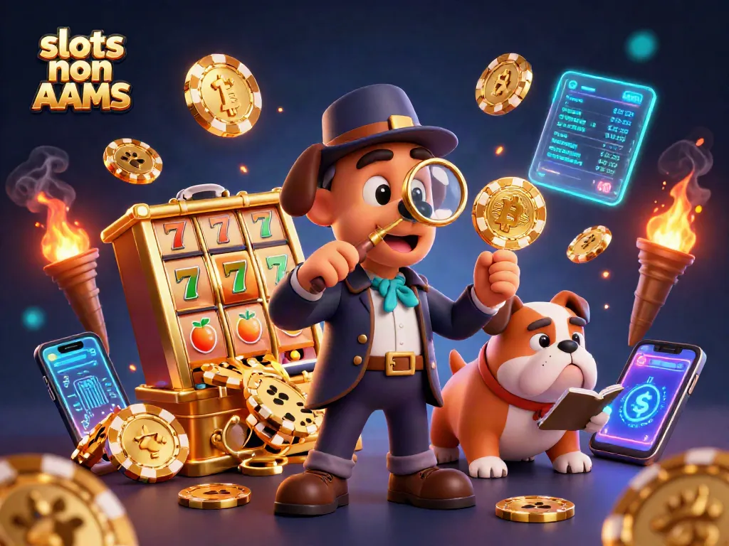 Gioca alle slot non AAMS con detective e bulldog in un'atmosfera di caccie al tesoro.