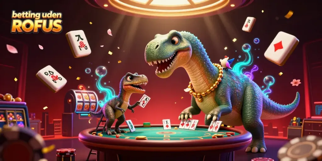 Experience action and excitement with betting uden ROFUS in this vibrant, dynamic casino scene.