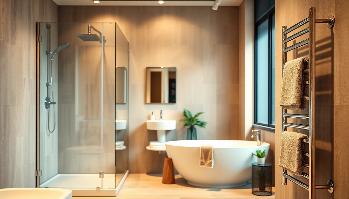 Sonni sanitär GmbH bietet hochwertige Badezimmerprodukte wie Duschen und Heizkörper in modernem Design.