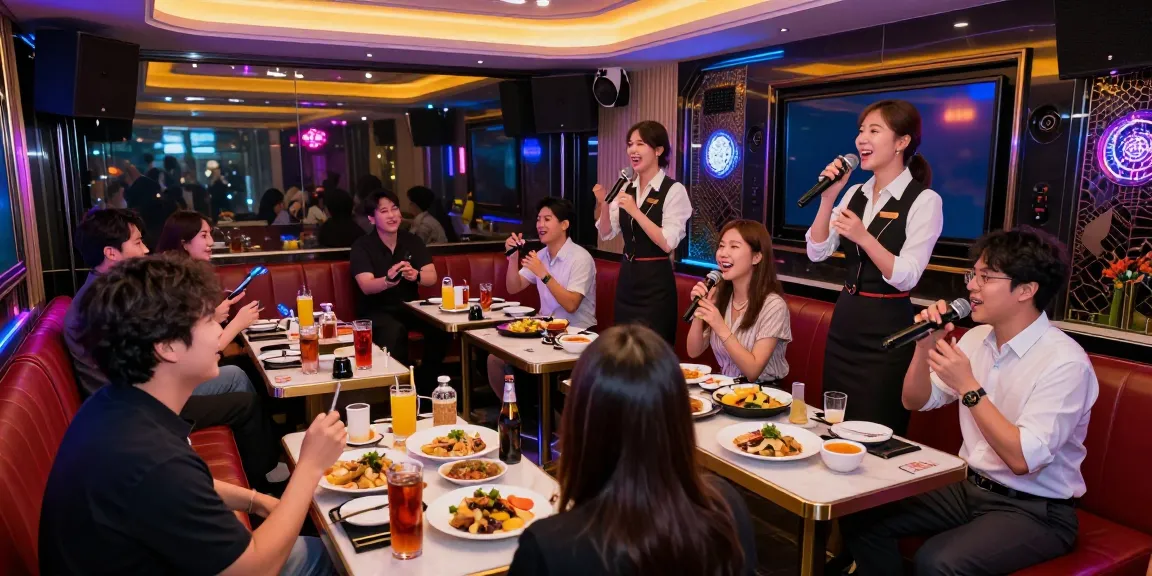 강남가라오케 vibrant nightlife scene with luxury private rooms and lively interactions.