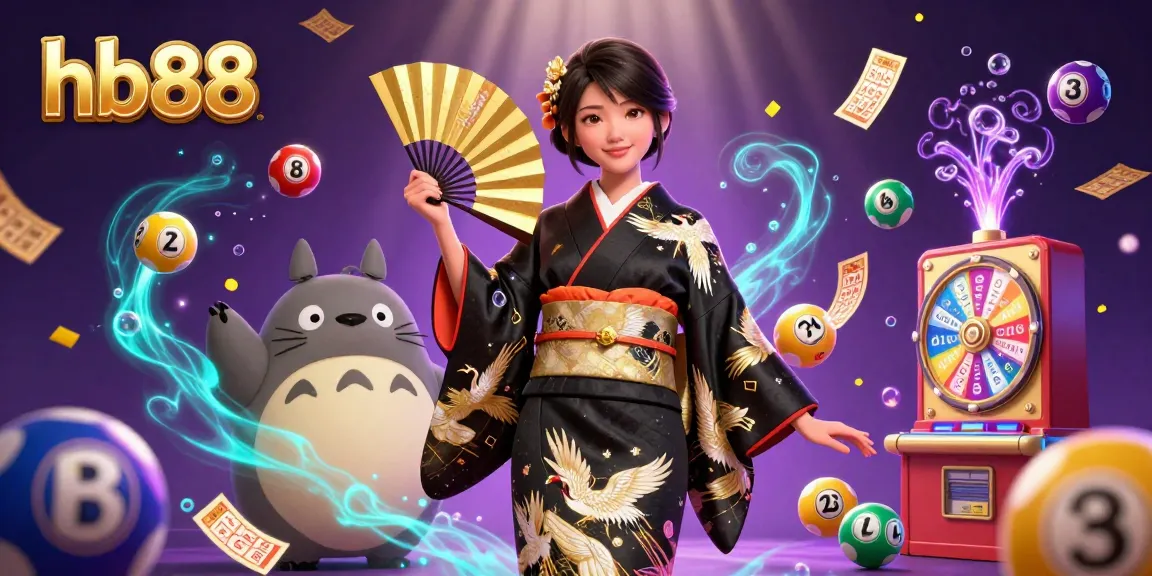 Join the excitement of hb88 with vibrant lottery elements and engaging characters in a dynamic casino scene.